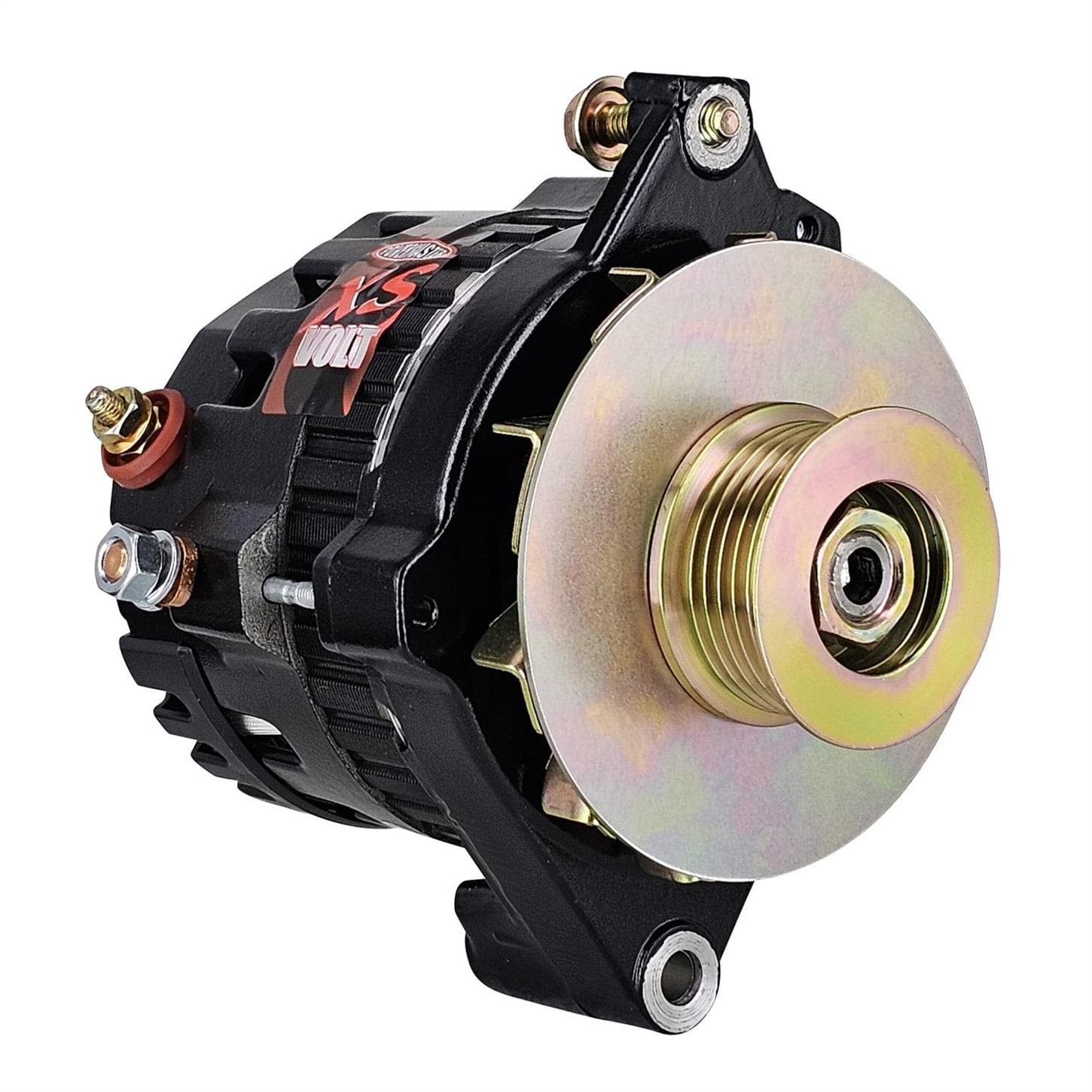 Powermaster 8468-104 Race Alternator, 100A, XS Volt 1 Wire Reg