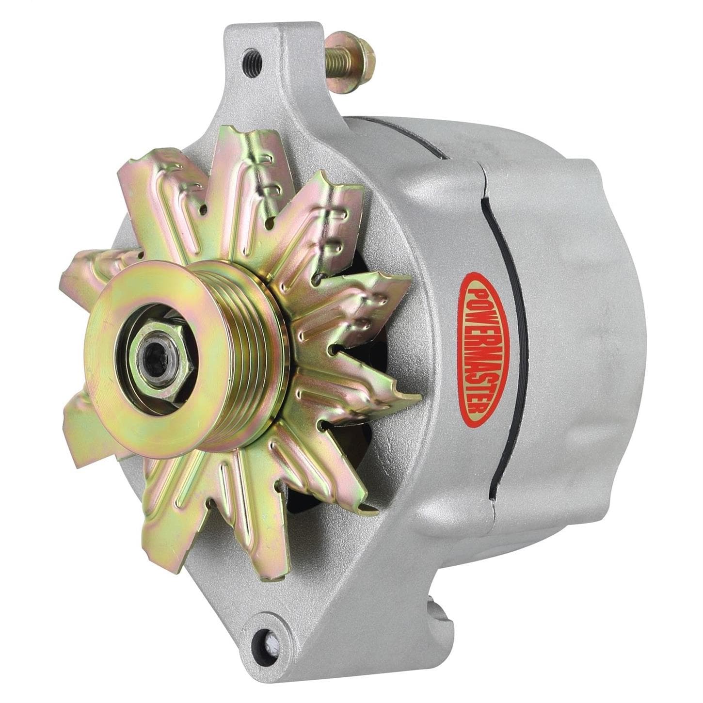 Powermaster 8-47106 Race Alternator, 100A, Serpentine, 16V, Ford