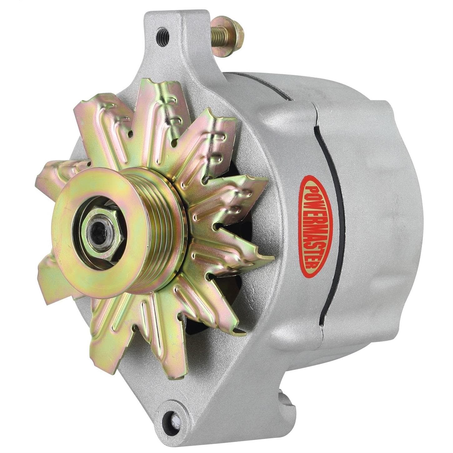Powermaster 8-47148 Ford Style Race Alternator, 150A, Natural