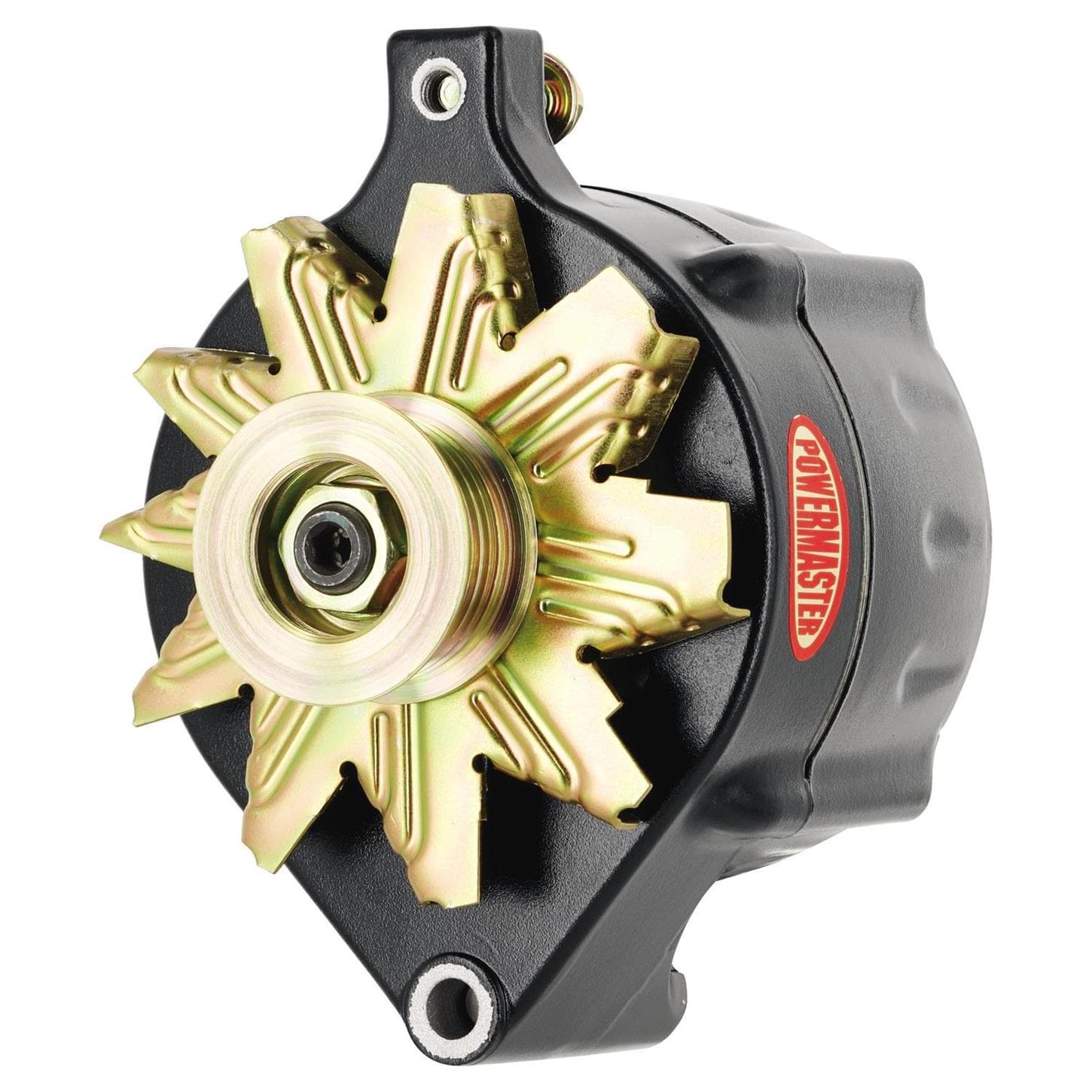 Powermaster 8-57100 Race Alternator, 100A, Serpentine, 12V, Ford