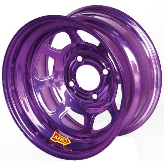 Aero 31-984020PUR 31 Series 13x8 Wheel, Spun, 4 on 4 BP, 2 Inch BS