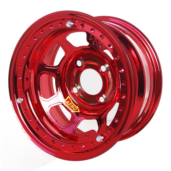 Aero 33-974520RED 33 Series 13x7 Wheel, Lite, 4x4.5 BP 2 Inch BS