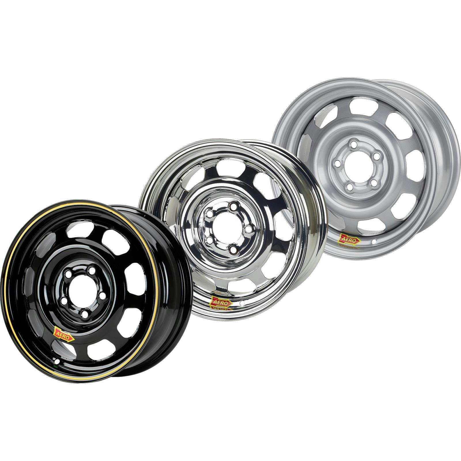 Aero 44 Series Sport Compact IMCA Wheel, 14x6, 5 x 100mm