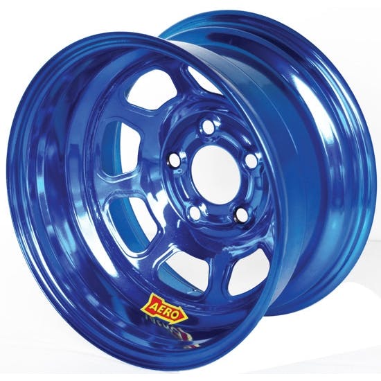 Aero 50-904510BLU 50 Series 15x10 Wheel, 5x4.5 BP, 1 Inch BS