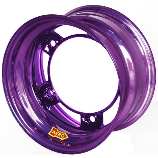 Aero 51-980550PUR 51 Series 15x8 Wheel, Spun, 5 on WIDE 5, 5 Inch BS