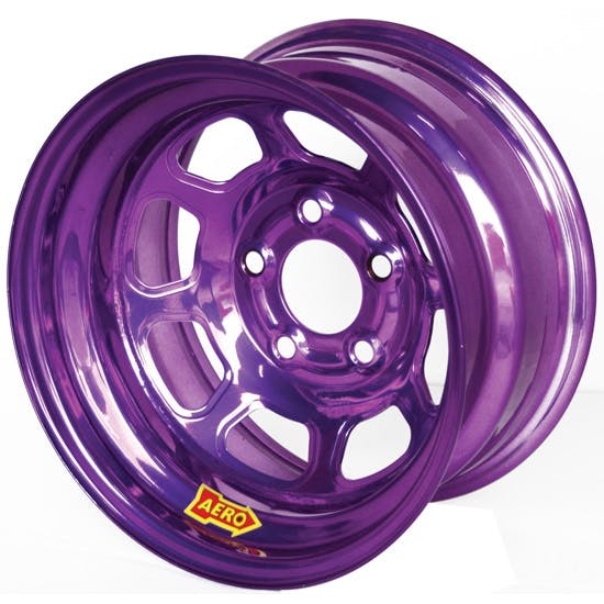 Aero 51-985010PUR 51 Series 15x8 Wheel, Spun, 5x5", 1" BS