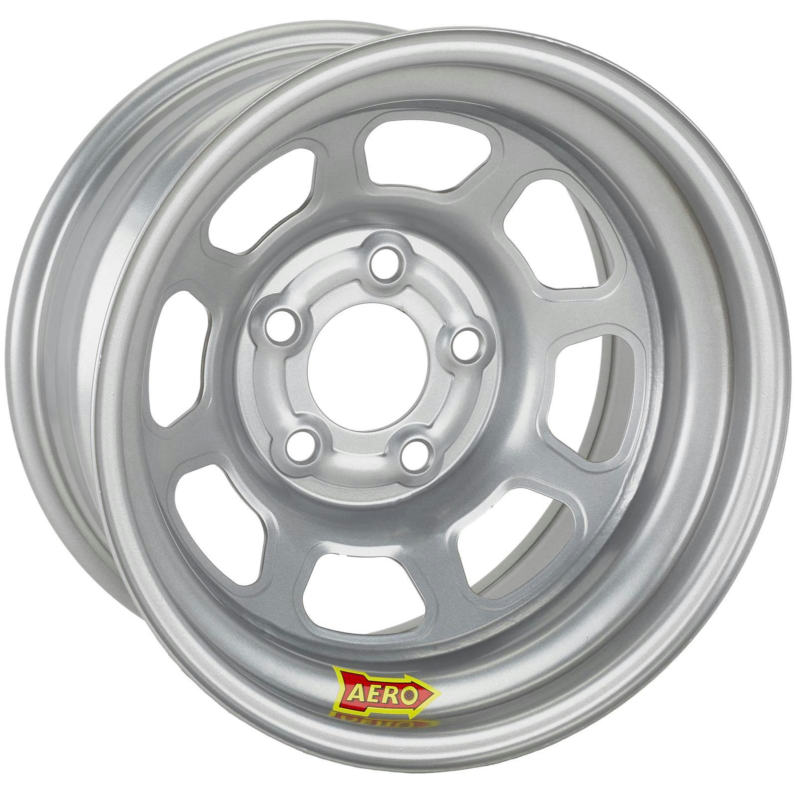 Aero 52-084730W 52 Series 15x8 Wheel, 5 on 4-3/4 BP, 3 Inch BS Wissota