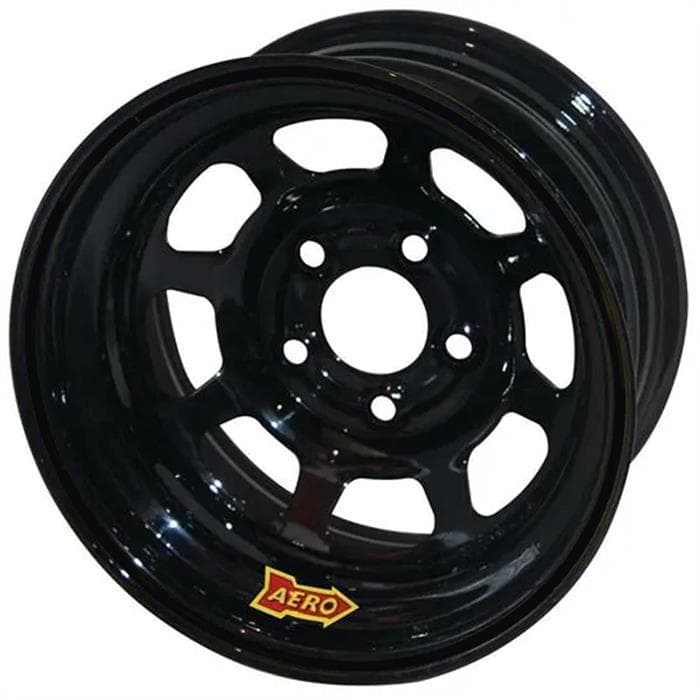Aero 52-184540W 52 Series 15x8 Wheel, 5x4.5 BP, 4 Inch BS Wissota