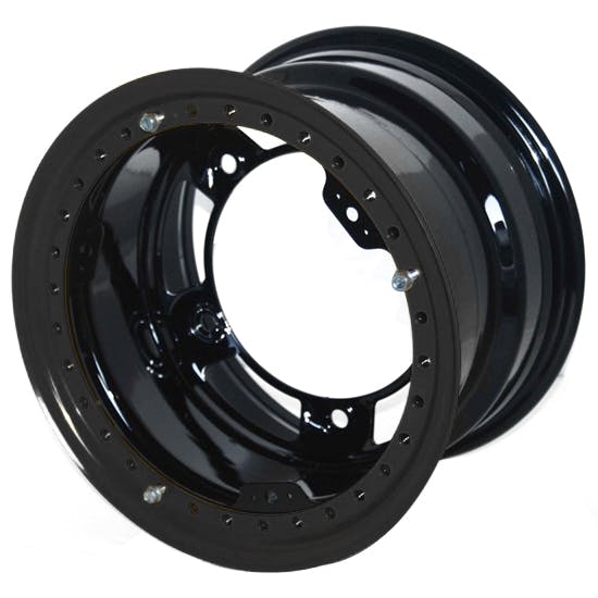 Aero 53-100540 53 Series 15x10 Wheel, BL, 5 on WIDE 5 BP, 4 Inch BS