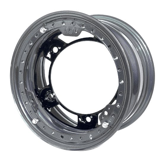 Aero 53-280550 53 Series 15x8 Inch Wheel, BL, 5 on WIDE 5, 5 Inch BS
