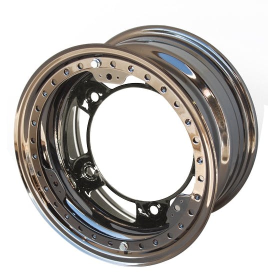 Aero 53-900520BLK 53 Series 15x10 Wheel, BL, 5 on WIDE 5, 2 Inch BS