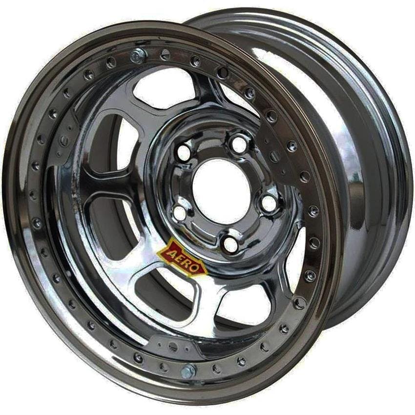 Aero 53-974730BLK 53 Series 15x7 Wheel, BLock, 5 on 4-3/4, 3 Inch BS