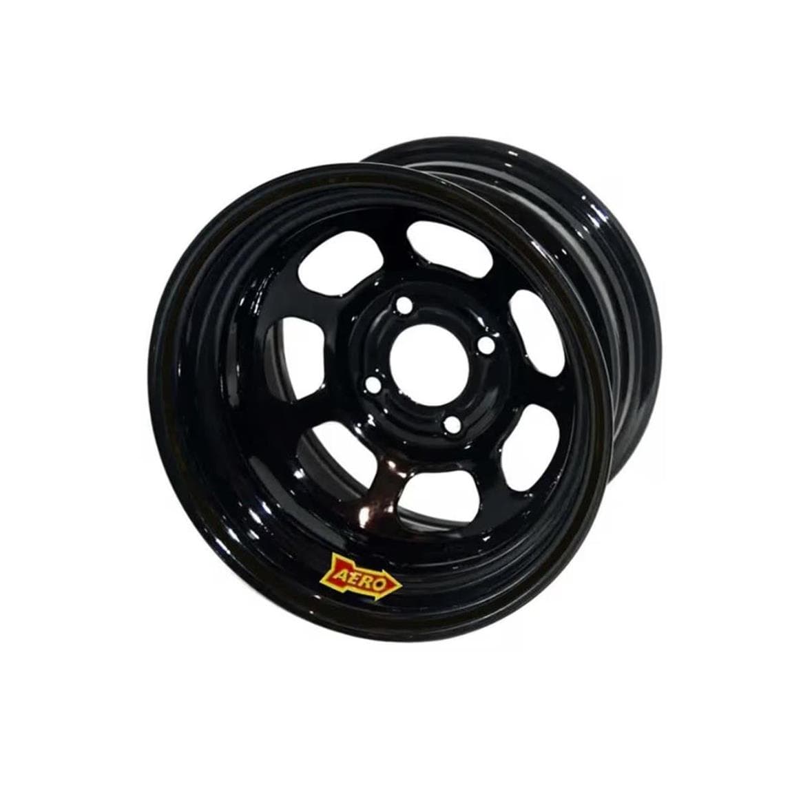 Aero 55-174035 55 Series 15x7 Inch Wheel, 4-lug, 4 on 4 BP, 3-1/2 BS