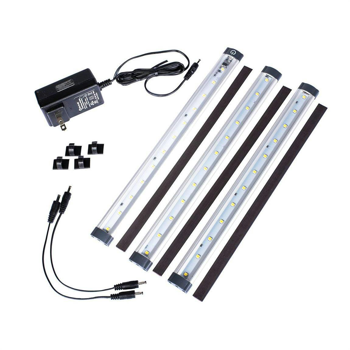 Montezuma MLA-3 LED Workspace Light Kit, 3-Bar, 12 Inch, Magnetic