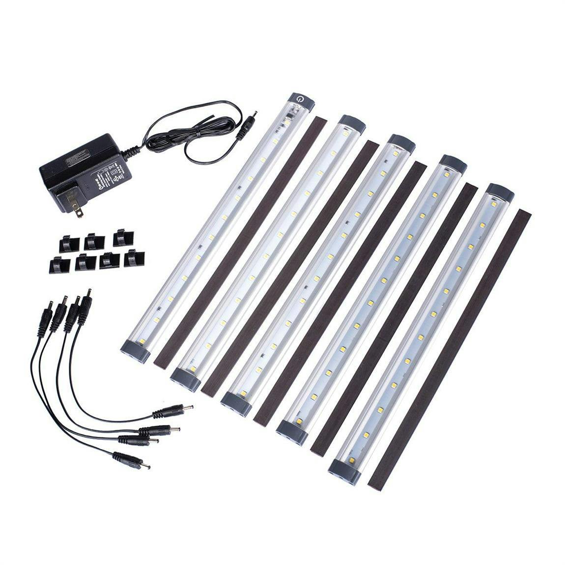 Montezuma MLA-5 LED Workspace Light Kit, 5-Bar, 12 Inch, Magnetic