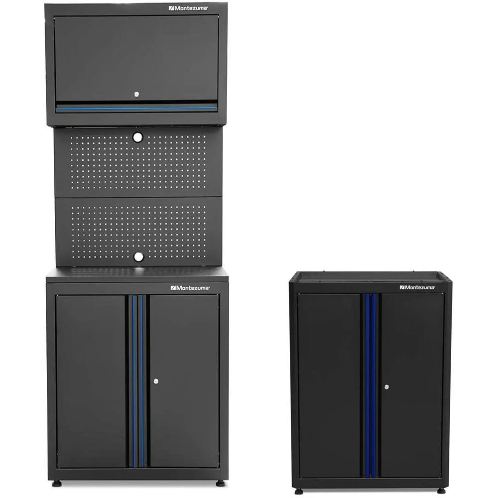Montezuma Economy 4 Pc. Workstation/Storage Combo 1, 80x61x24 In