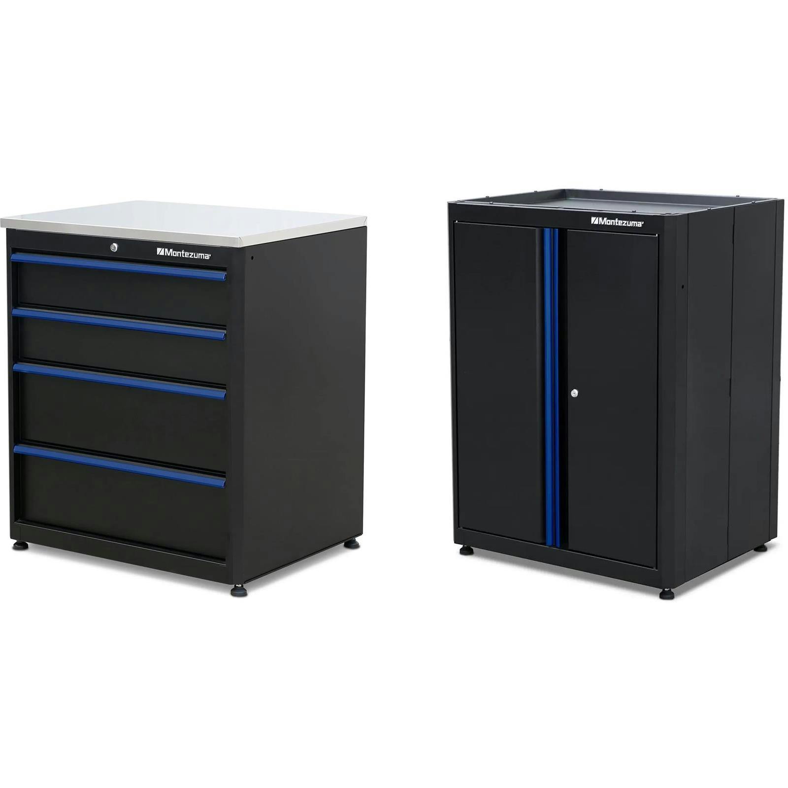 Montezuma Economy 2 Pc. Workstation/Storage Combo 3, 40x61x24 In