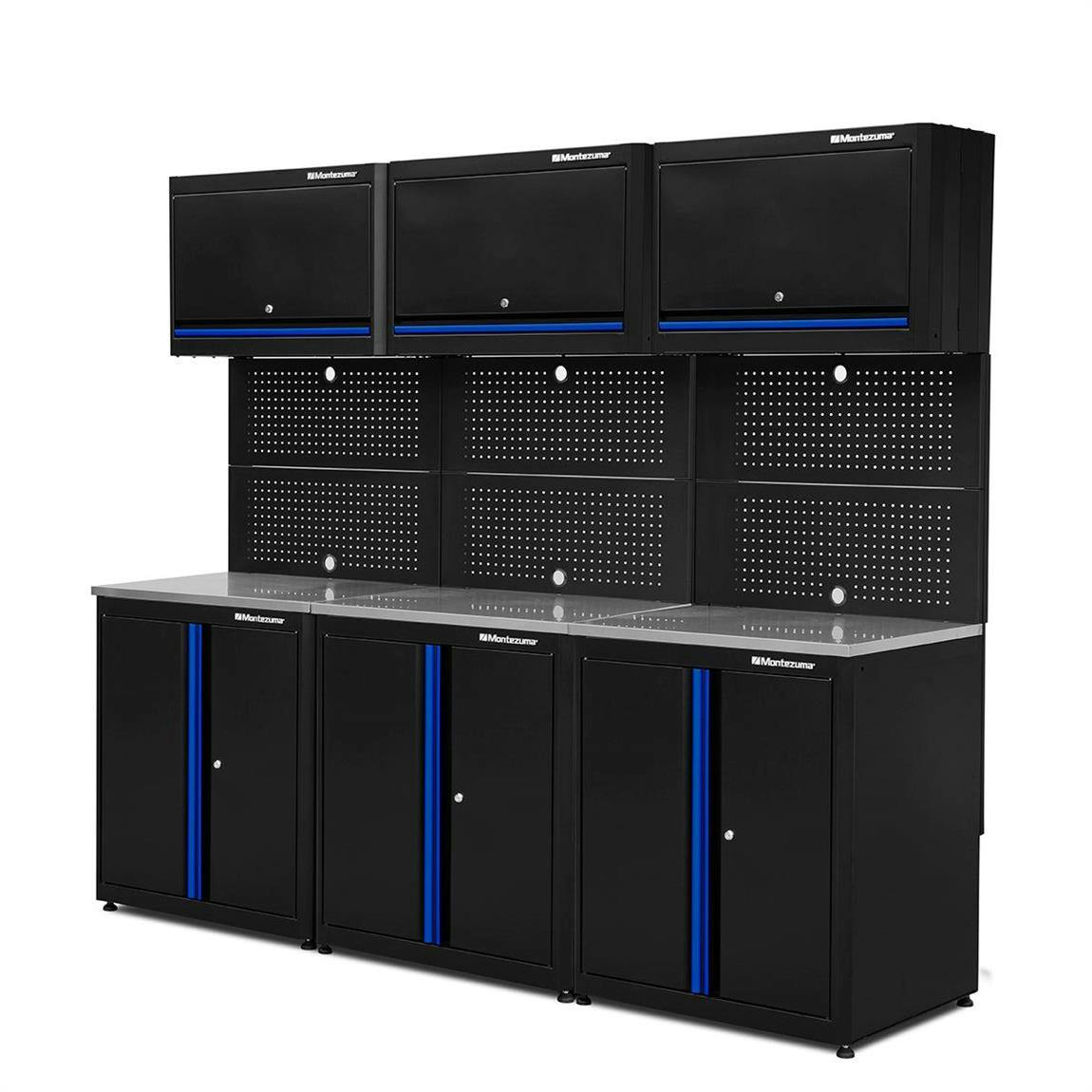 Montezuma BKMZSCAAA Standard 9 Pc. Storage Combo 1, 80x91.5x24 In
