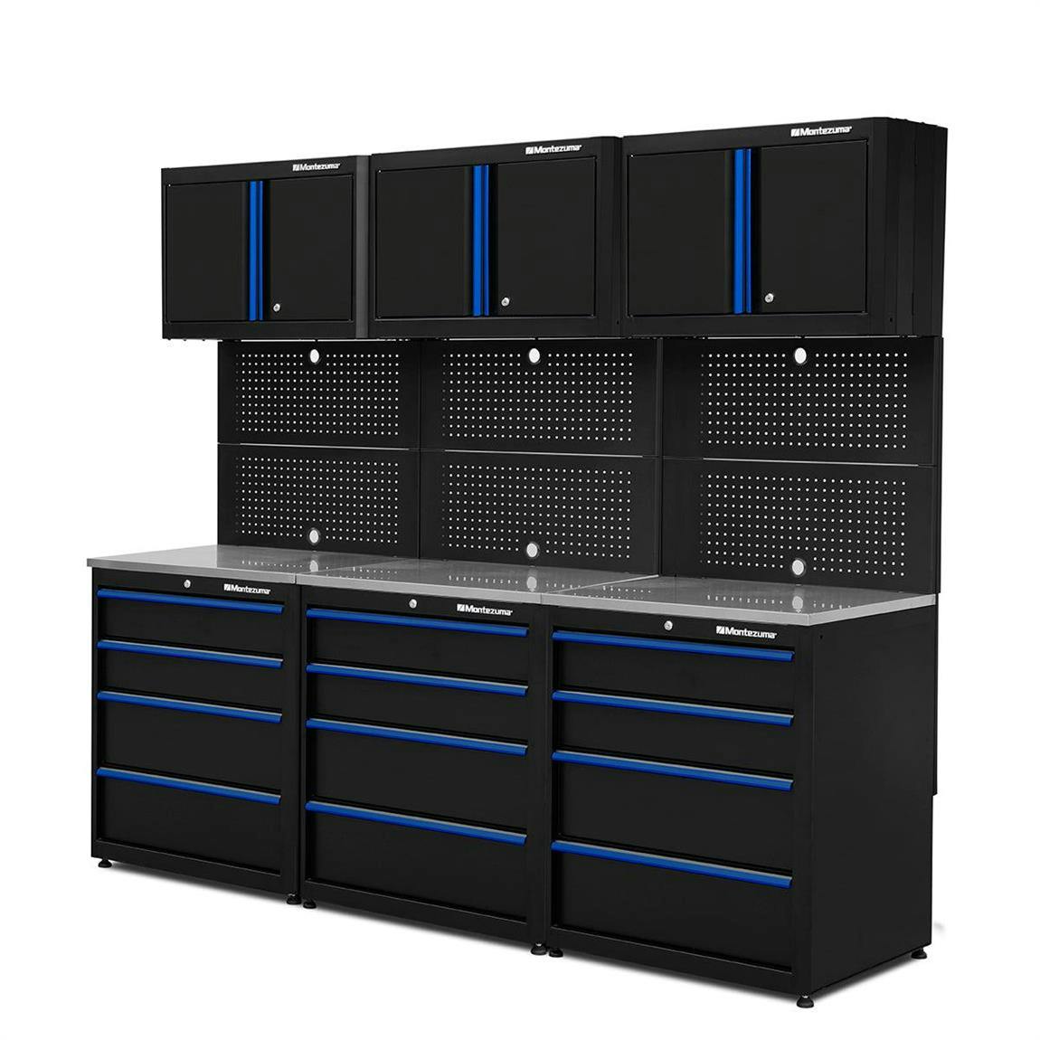 Montezuma BKMZSCDDD Standard 9 Pc. Storage Combo 3, 80x91.5x24 In