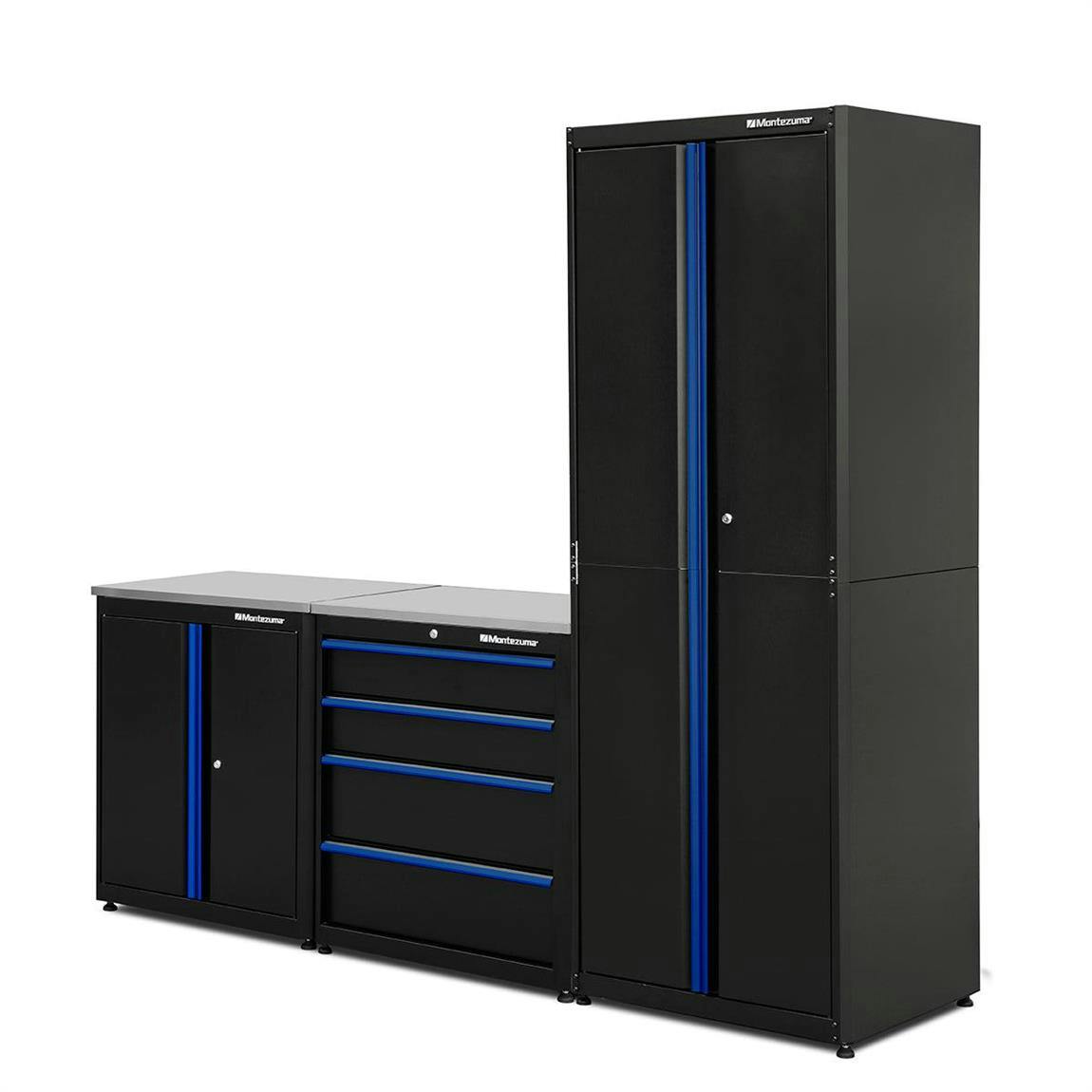 Montezuma BKMZSCEFH Standard 3 Pc. Storage Combo 1, 80x91.5x24 In