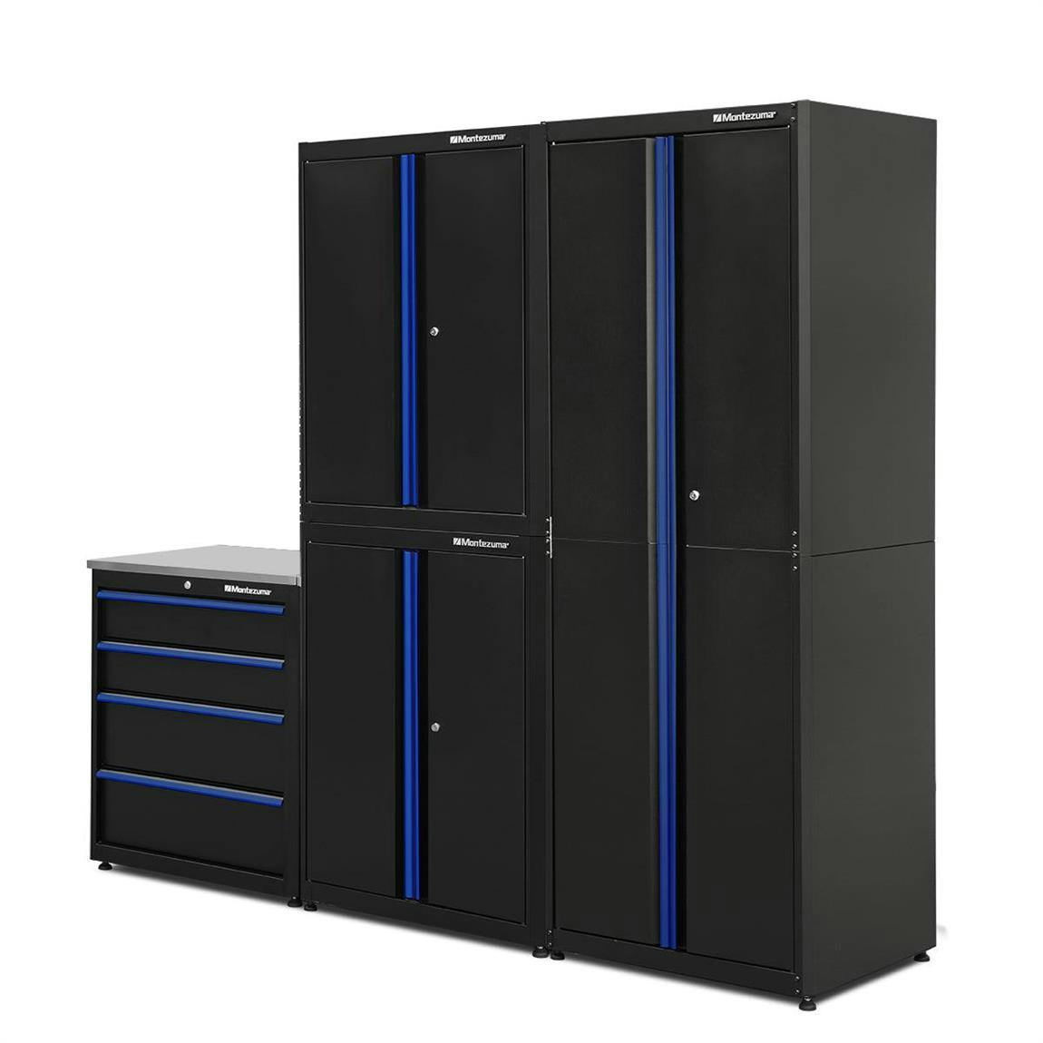 Montezuma BKMZSCFGH Standard 4 Pc. Storage Combo, 80x91.5x24 In