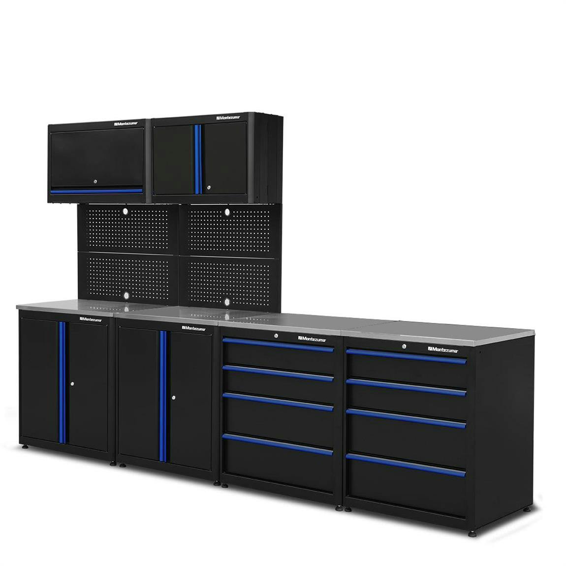 Montezuma BKMZPCABFF Premium 8 Pc. Storage Combo 1, 80x122x24 In