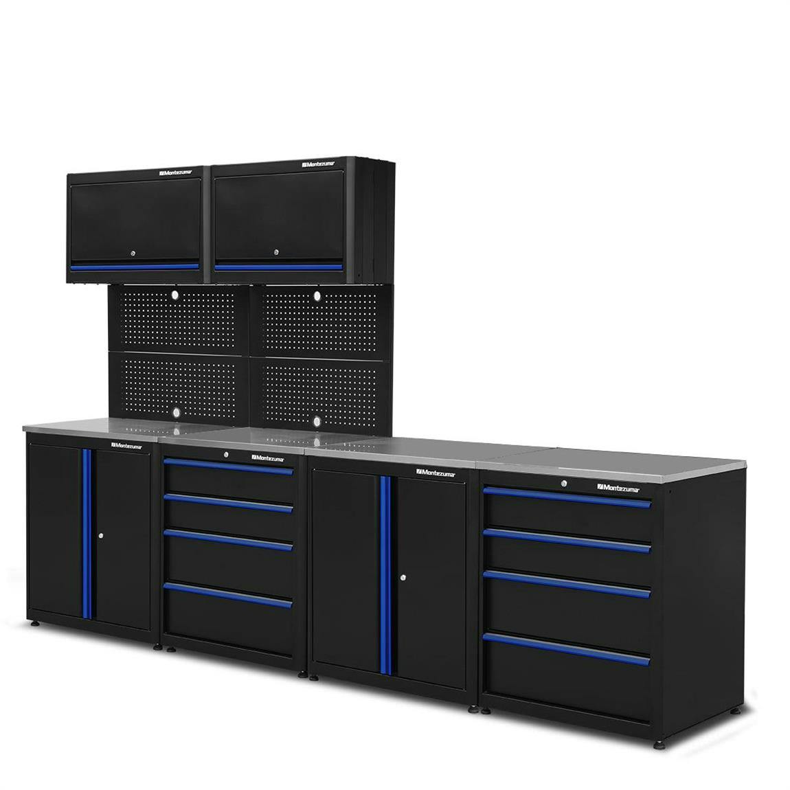 Montezuma BKMZPCACEF Premium 8 Pc. Storage Combo 2, 80x122x24 In