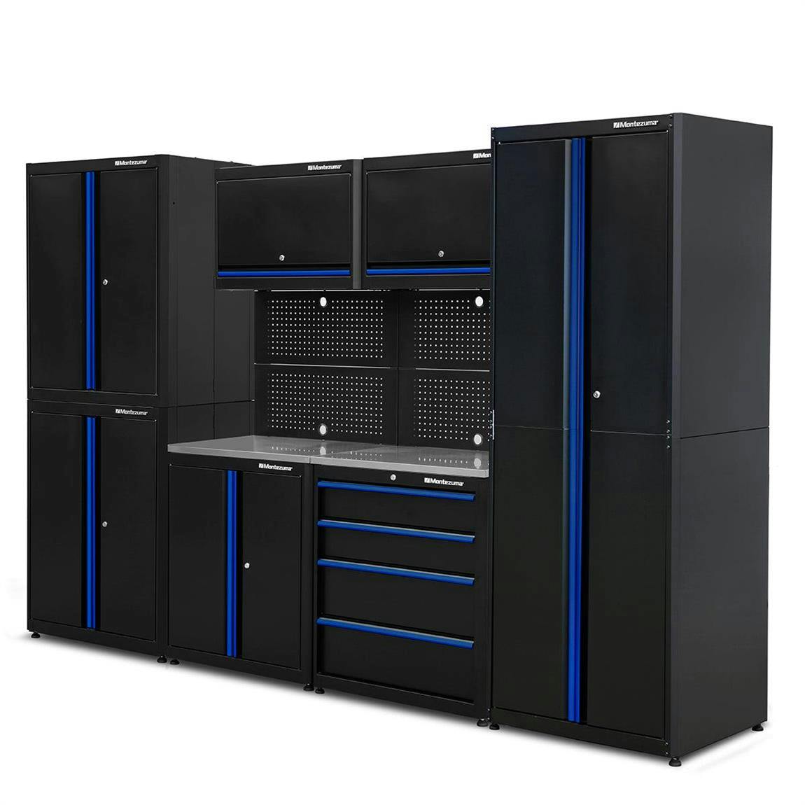 Montezuma BKMZPCGACH Premium 9 Pc. Storage Combo 1, 80x122x24 In