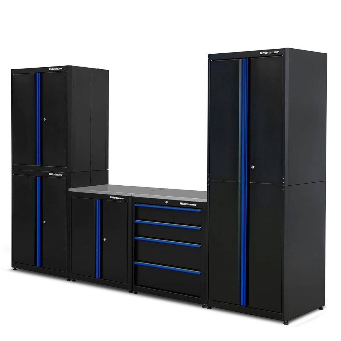 Montezuma BKMZPCGEFH Standard 5 Pc. Storage Combo, 80x122x24 In