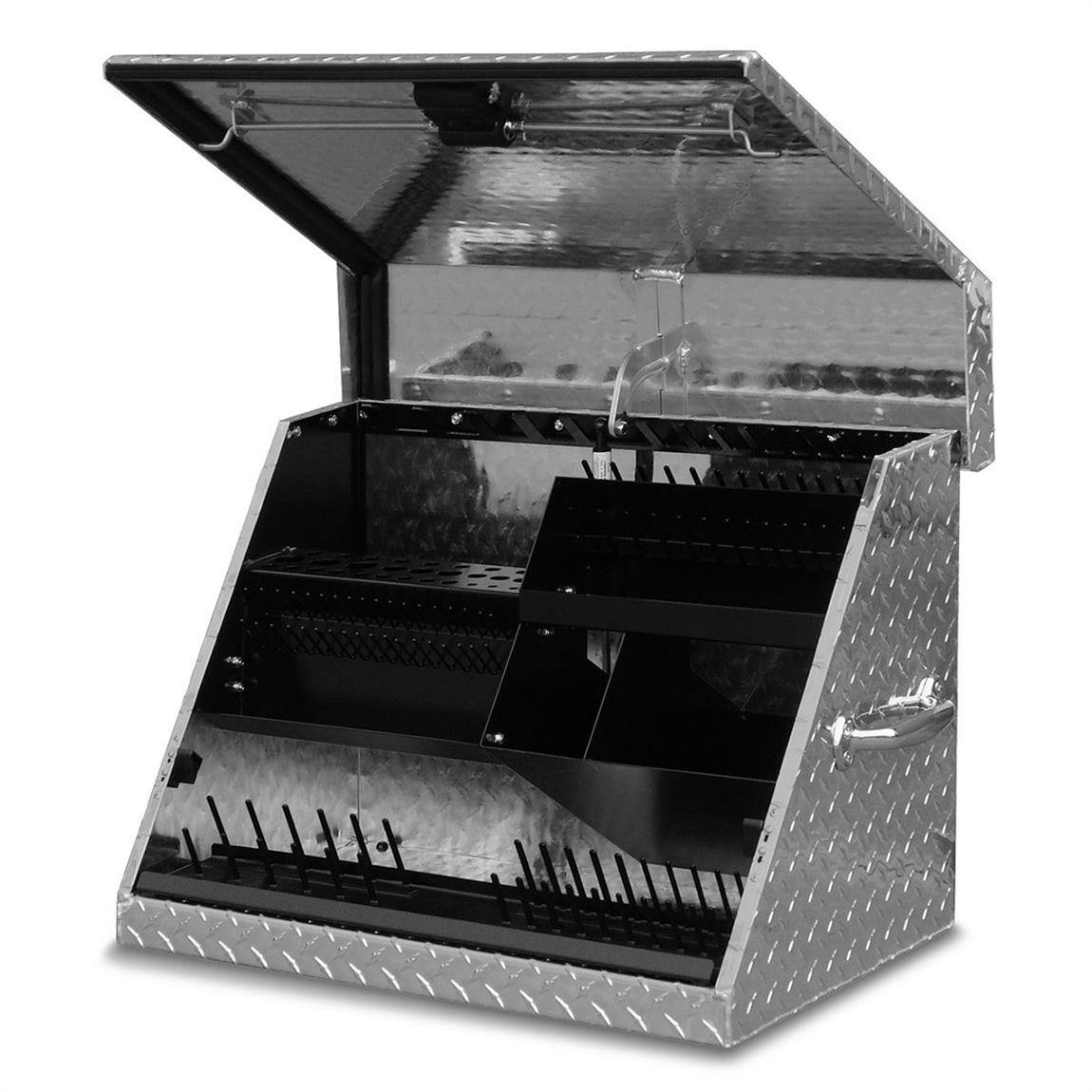 Montezuma SE250AL Triangle Toolbox, 26 X 18 In, Aluminum Triangle