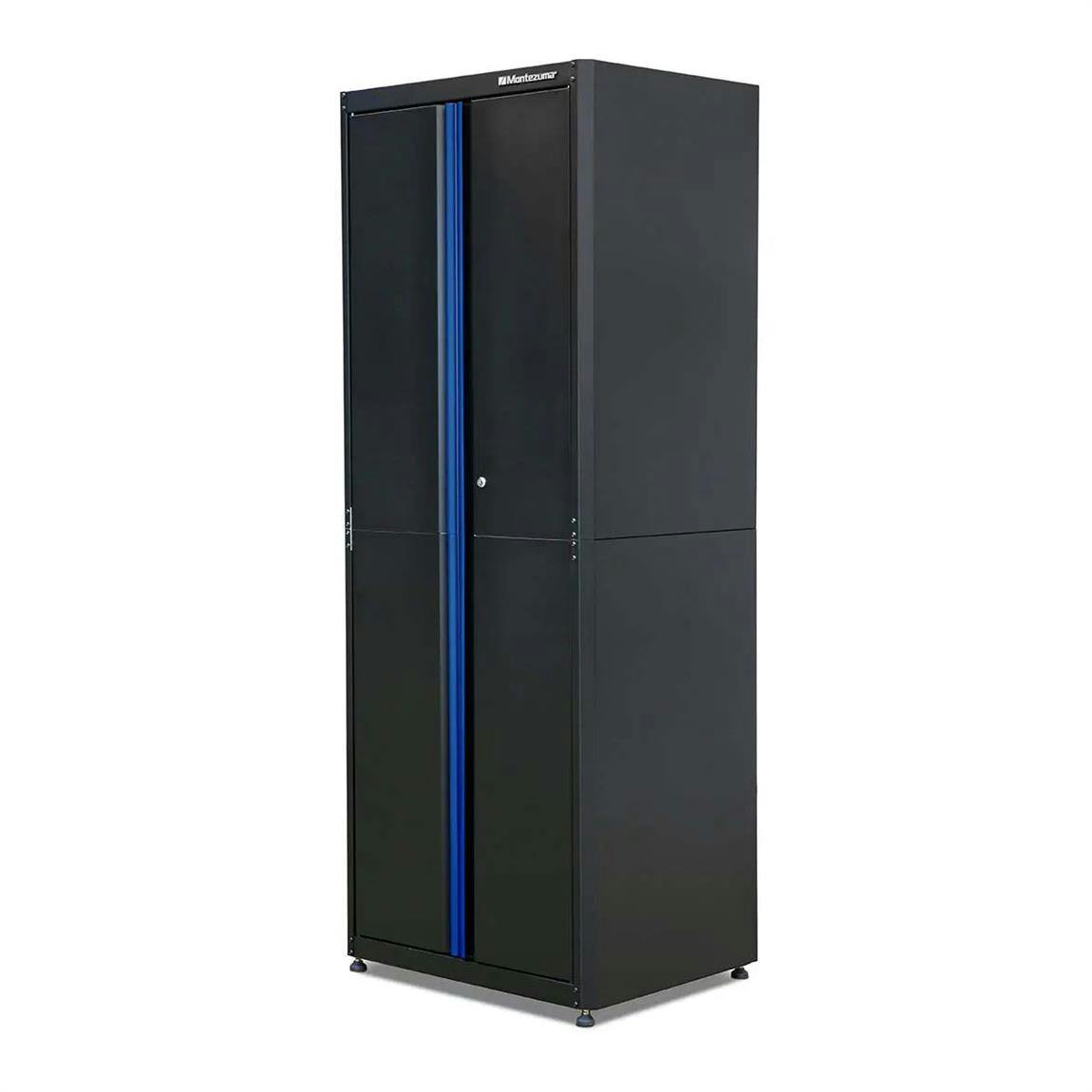 Montezuma BKMG3024TBC 2-Door Tall Cabinet, 30.5x80x24