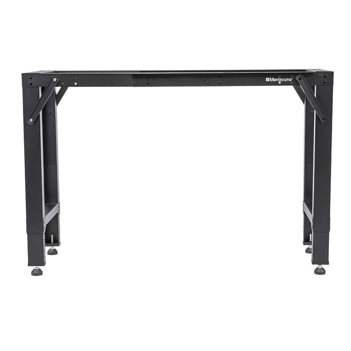 Montezuma MSF4829B Adjustable Height Workbench Frame, 29-41 In
