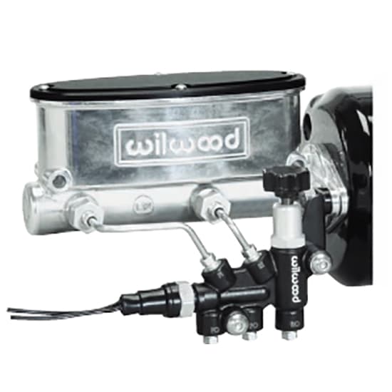 Wilwood 261-13270 Aluminum Tandem Master Cylinder Kit with Bracket and Valve