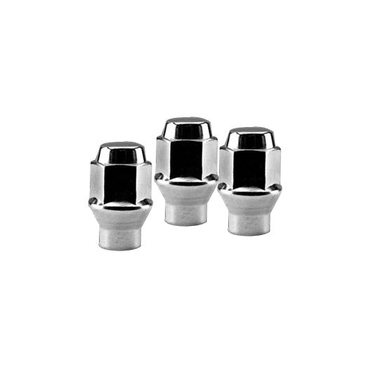 Rocket Racing Wheels C7804-SET ET Style Chrome Acorn Lugs, 1/2, Set of 20