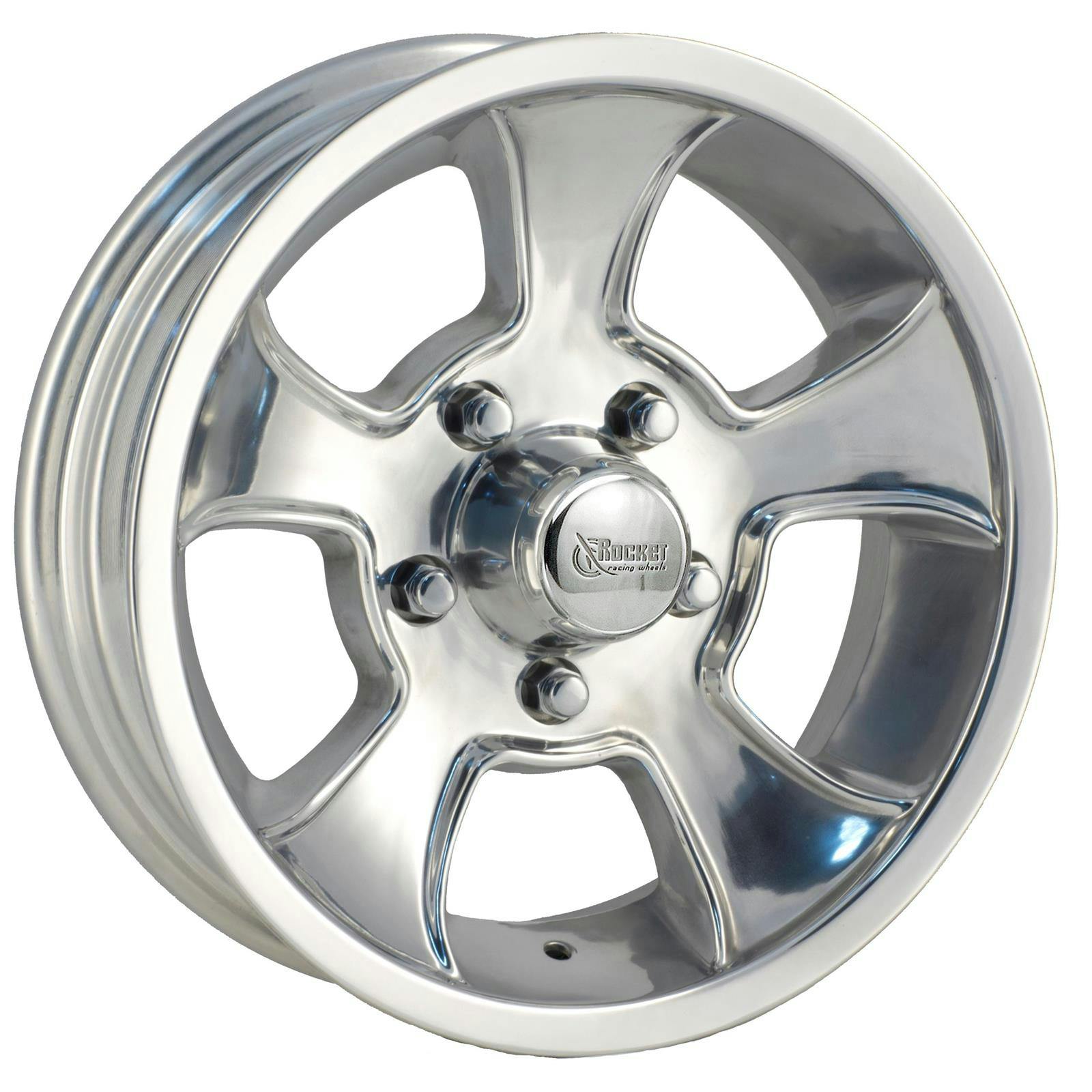 Rocket Racing Wheels Injector Series 15X4.5 Wheel, 5x4.75 BP, 2.25 BS