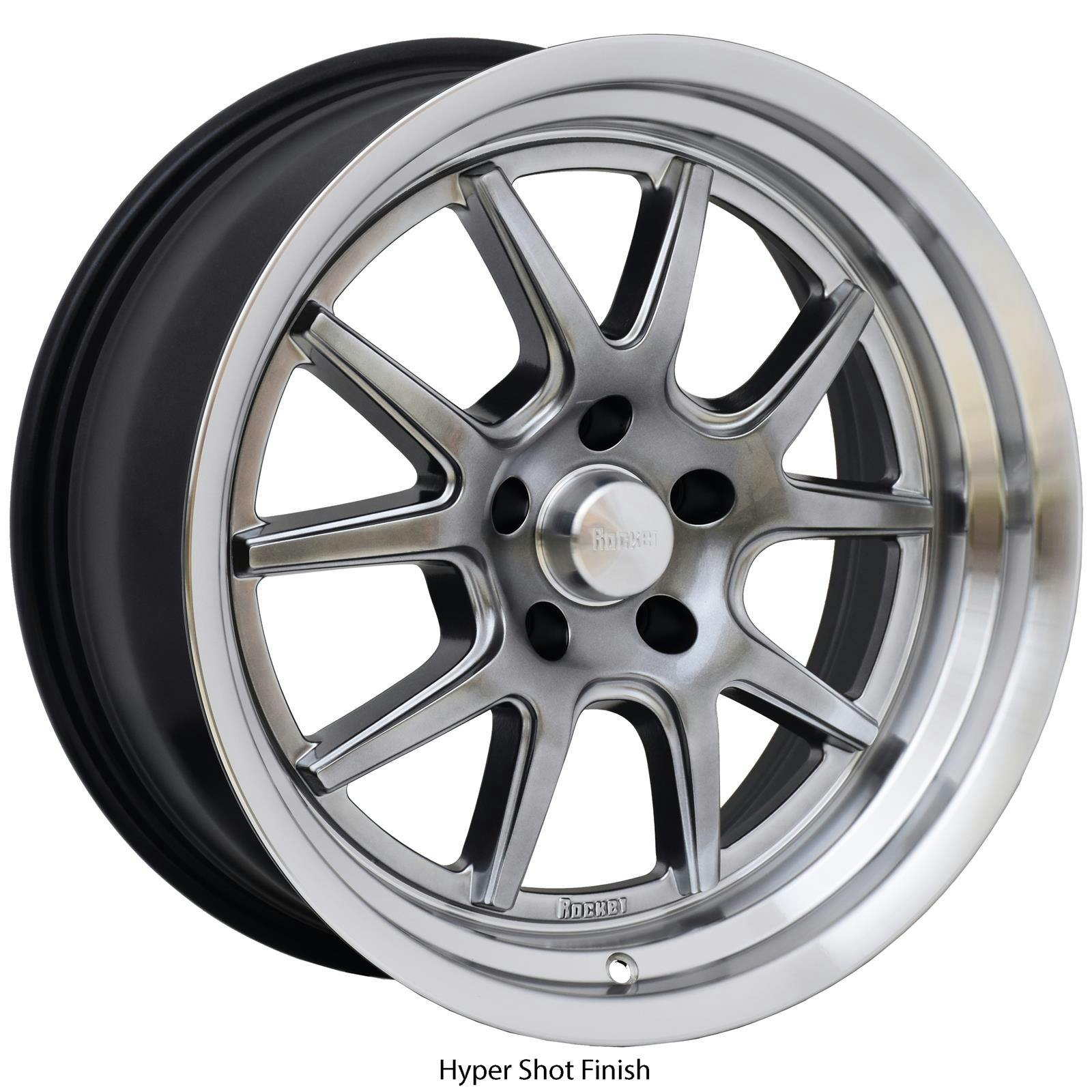 Rocket Racing Wheels Attack Wheel, 18x8, 5 on 4.5