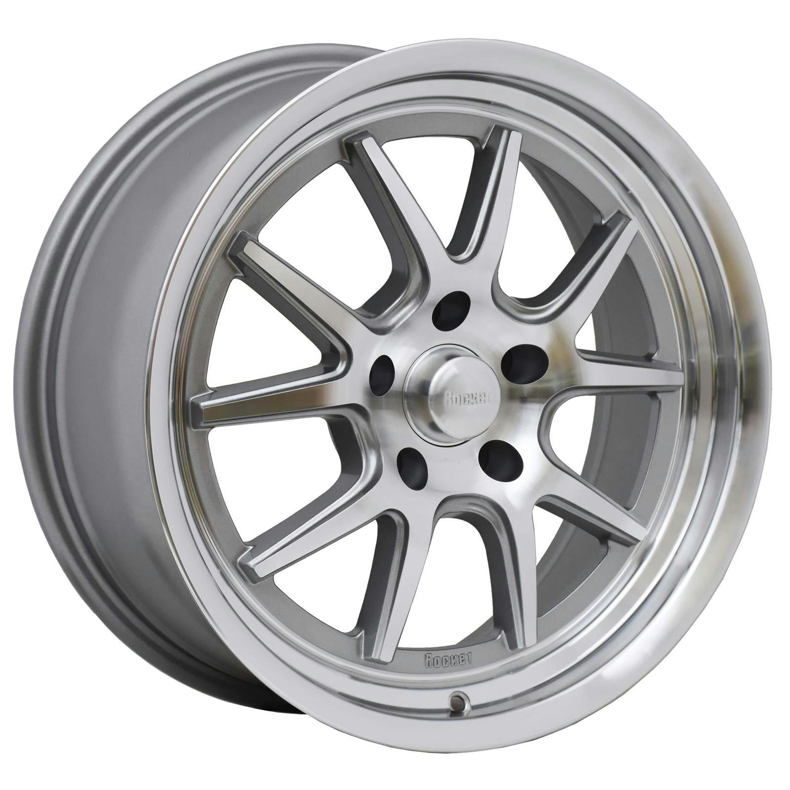 Rocket Racing Wheels TTR19-886155 TTR19 Attack Titanium/Machined
