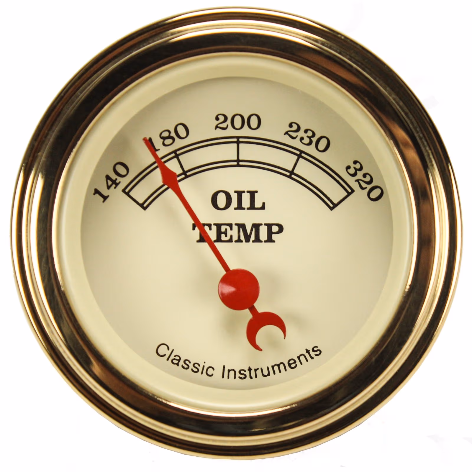 Classic Instruments VT28GLF Vintage Oil Temp Gauge