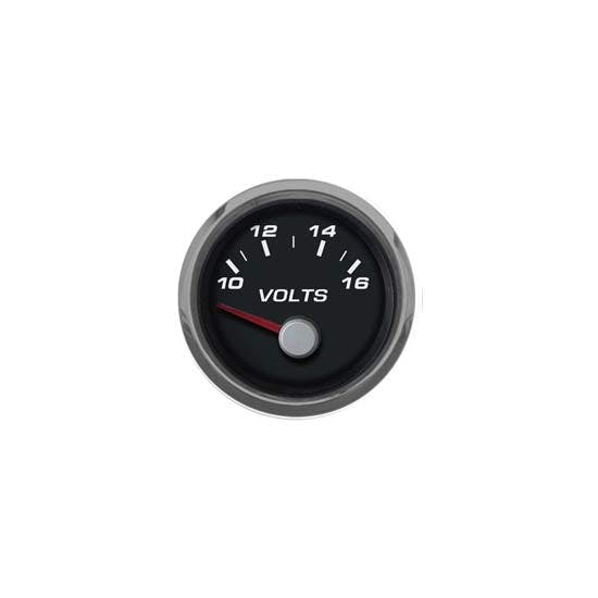 New Vintage USA 01123-01 Performance Series 2 1/16" Voltmeter Blk