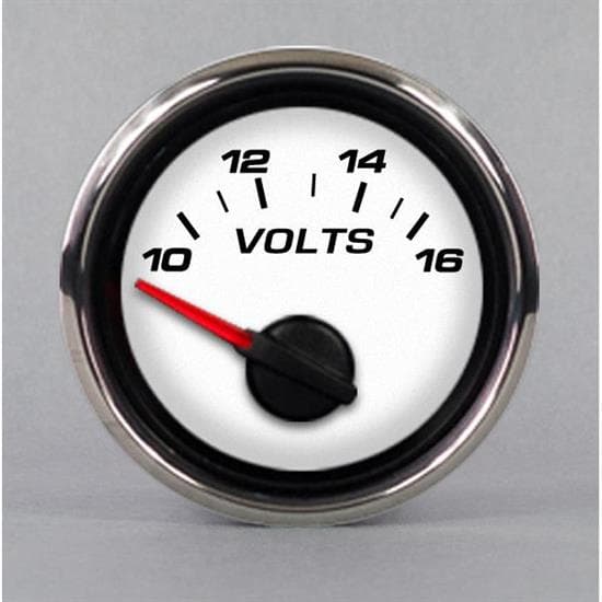 New Vintage USA 01123-93 Performance Voltmeter White
