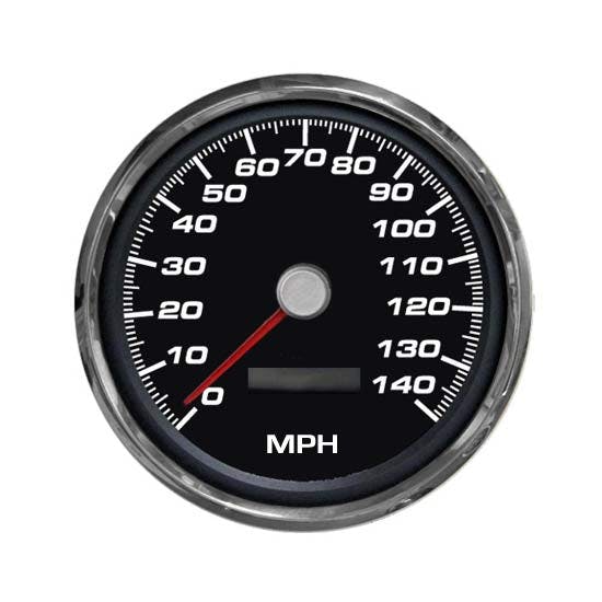 New Vintage USA 01150-01 4-3/8 Speedometer, 140 MPG, Programmable
