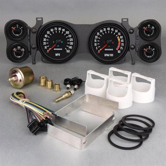 New Vintage 01633-33 Gen II Camaro Retro Gauge Set