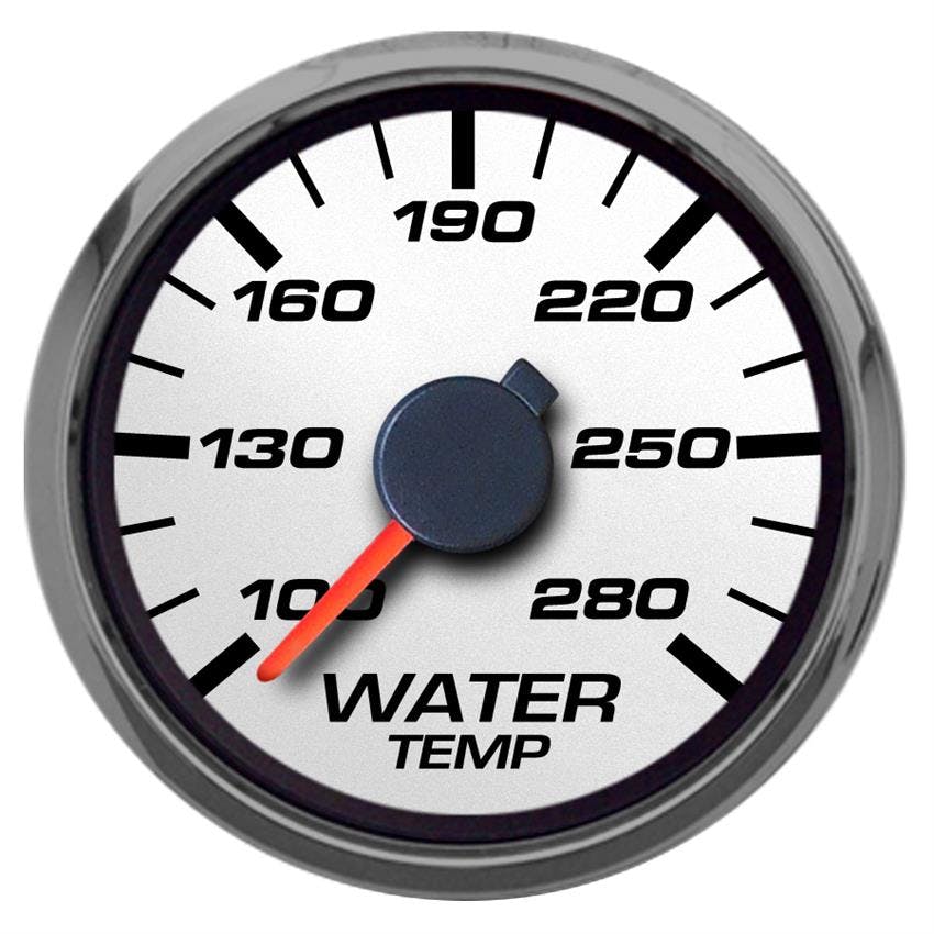 New Vintage USA 02127-03 Performance ll 2 1/16 Water Temp White