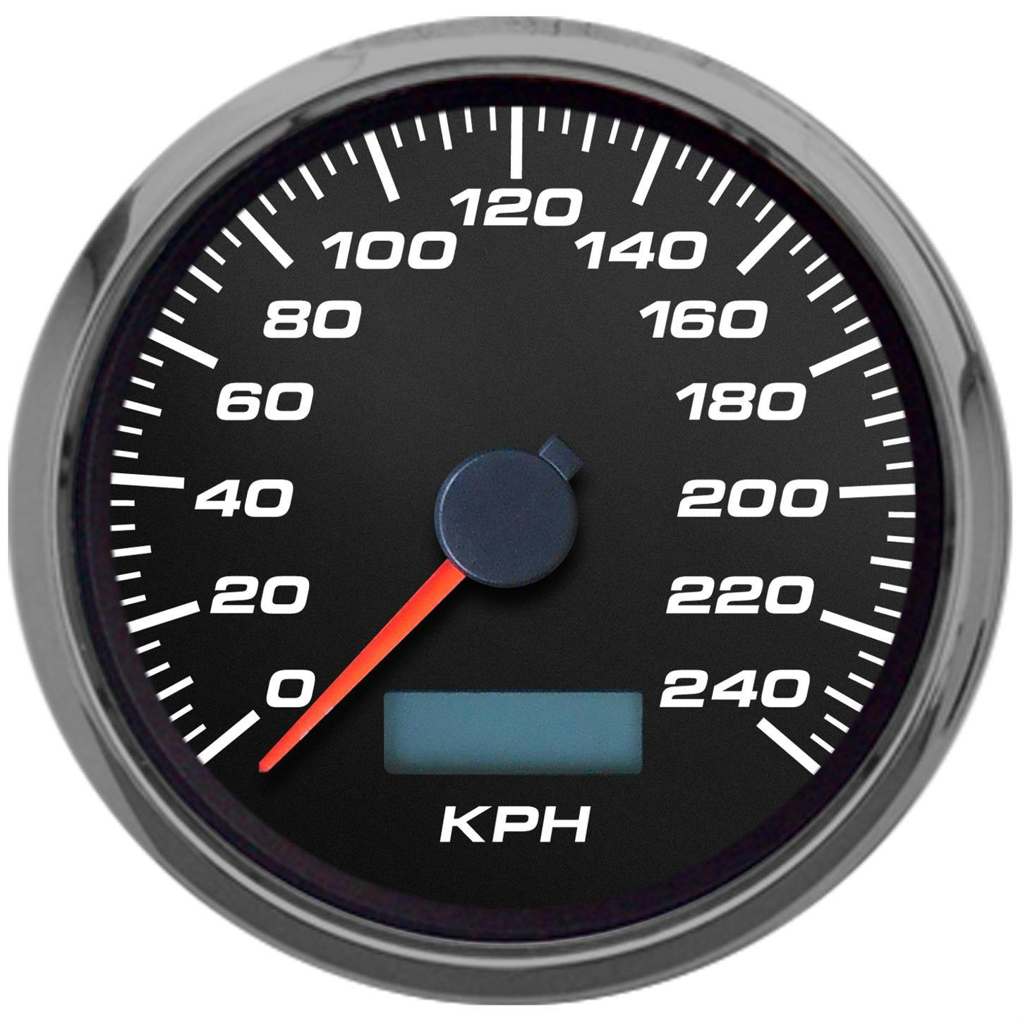 New Vintage USA 02140-01M Performance ll 3 3/8" Speedometer KPH