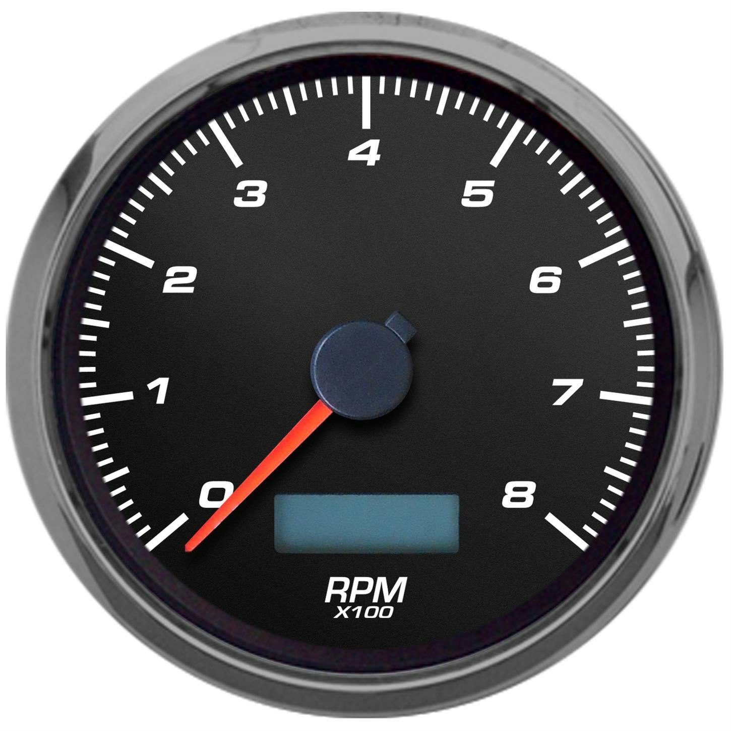 New Vintage USA 02141-01 Performance ll 3 3/8" Tachometer 8K Blk