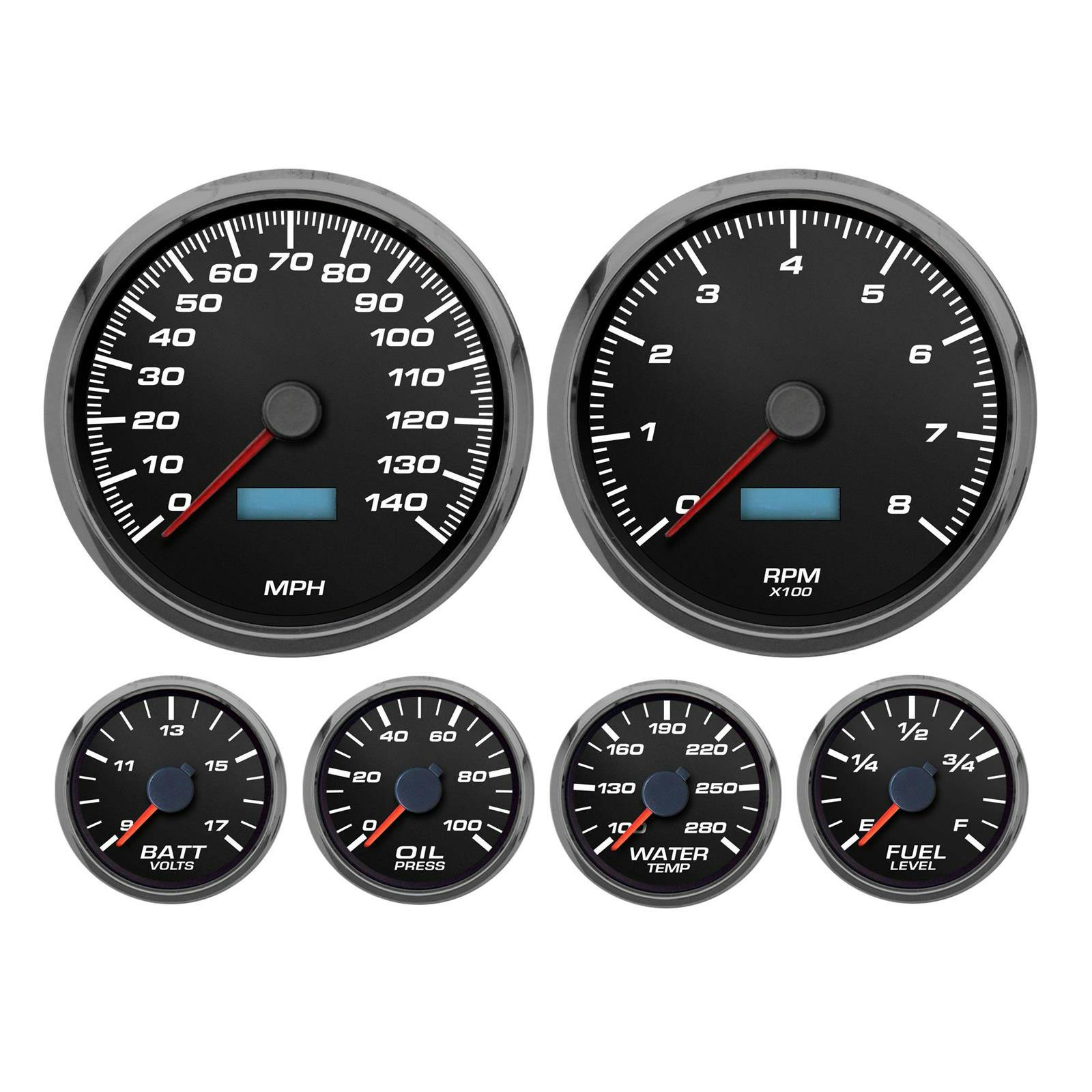 New Vintage USA 02659-01 6 Ga Performance ll Series 4 3/8" Black