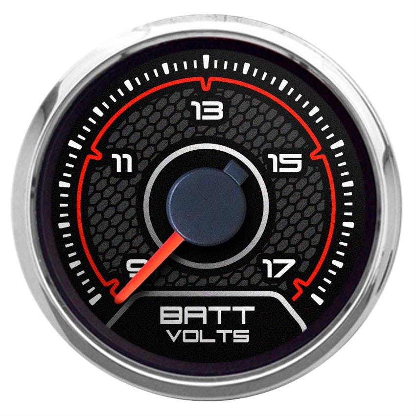 New Vintage USA 20123-01 CFR Series 2 1/16" Voltmeter Red