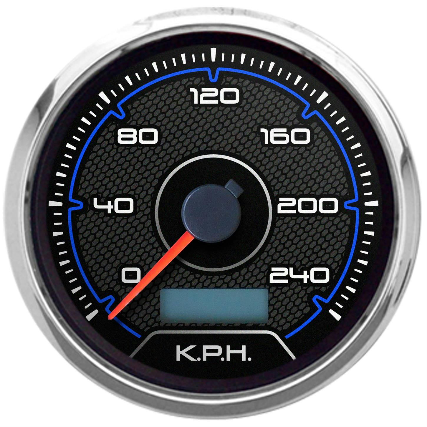 New Vintage USA 20140-05M CFR Series 3 3/8" Speedometer KPH/H