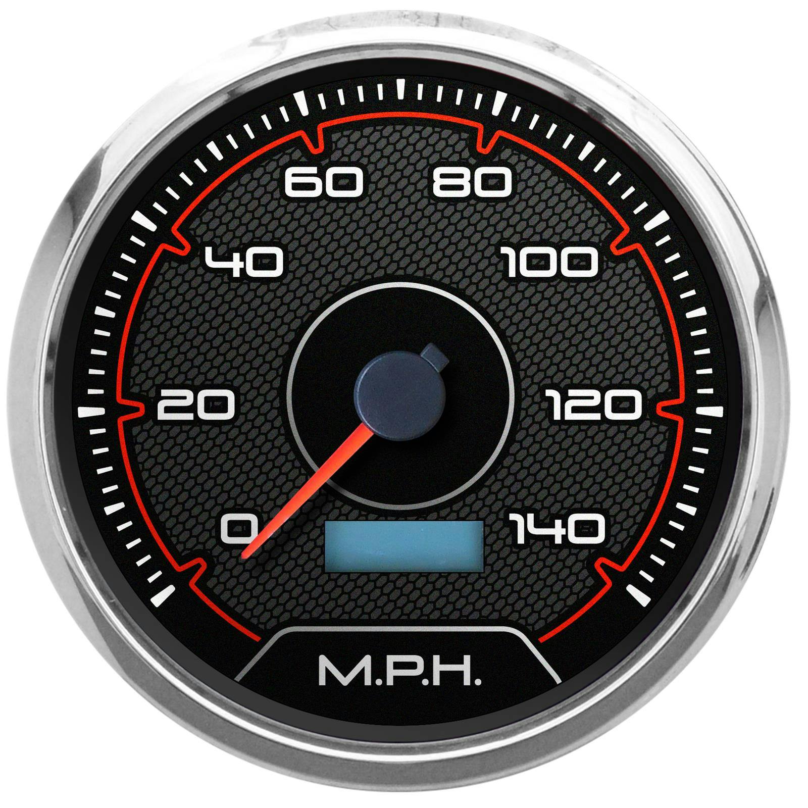 New Vintage USA 20150-01 CFR Series 4 3/8" Speedometer Red