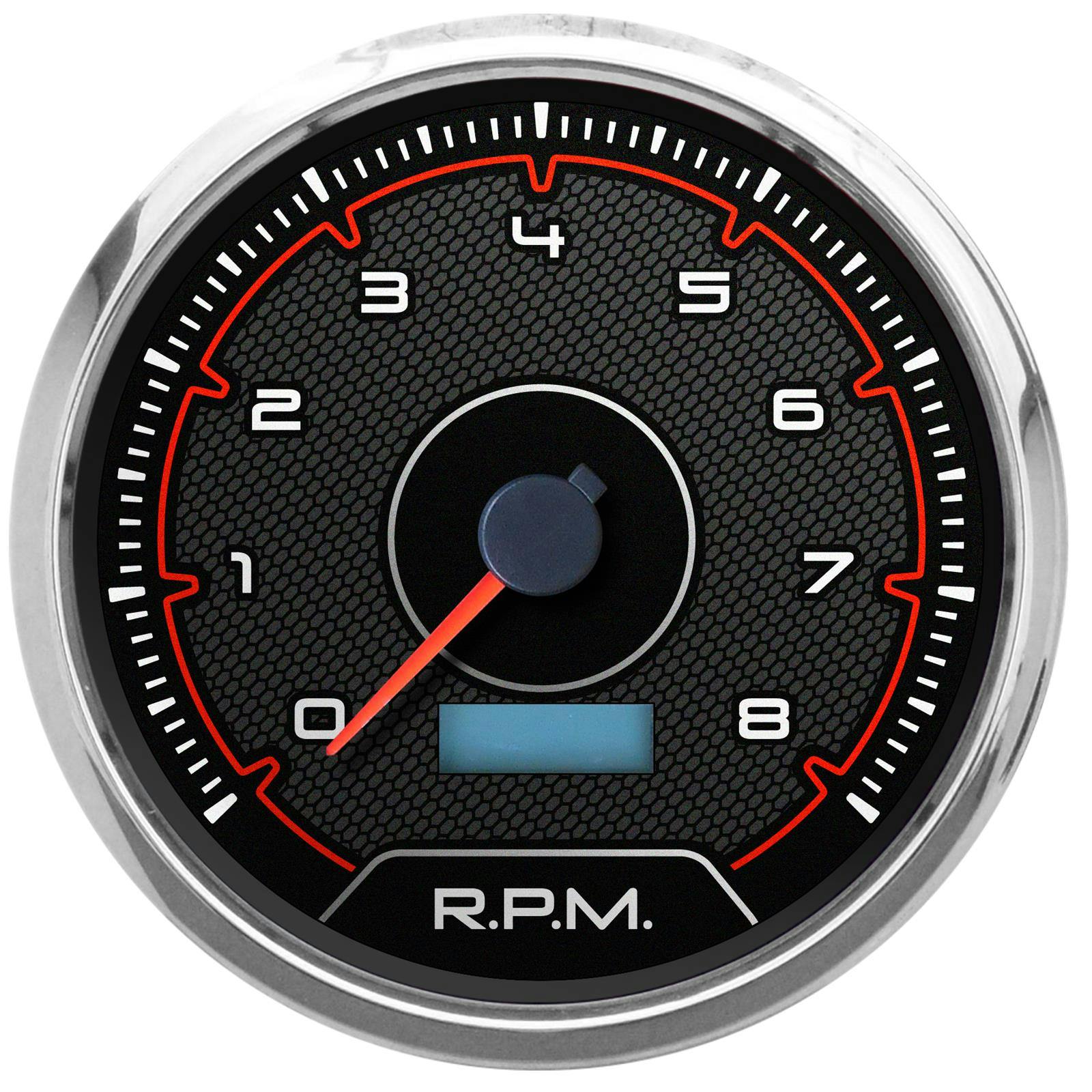 New Vintage USA 20151-01 CFR Series 4 3/8" Tachometer Red